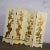 Art Deco Hollywood Regency to Art Deco Folding Screen Four Panel Painted Off White With Floral Embossed Design For Sale - Image 3 of 13