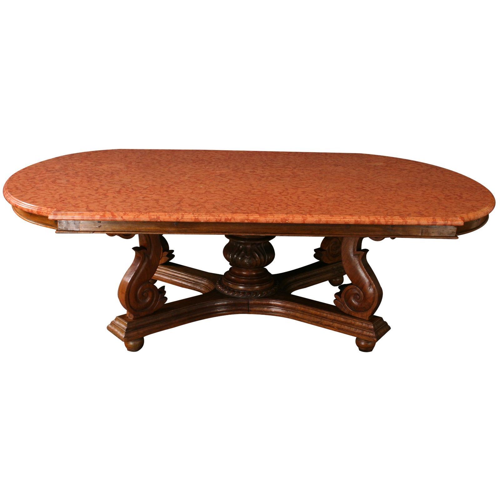 Antique French Marble Top Dining Table Chairish