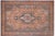 Tan Shabby Chic Persian Tabriz Tan/Blue Wool Rug - 9'9'' X 13'0'' For Sale - Image 8 of 9