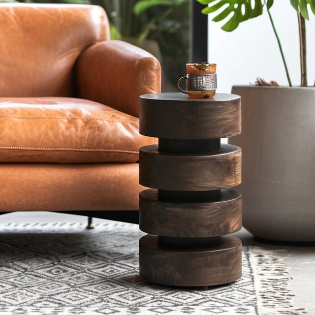 Forge Tier Accent Table Small For Sale - Image 10 of 11