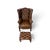 English Chesterfield Wingback Armchair with Matching Ottoman England, Mid-20th Century Classic English wingback armchair...