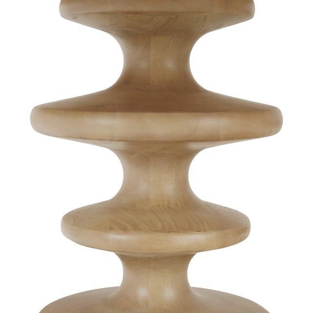 Mid Century Modern Round Dining Table - Fruitwood Finish For Sale In Greensboro - Image 6 of 10