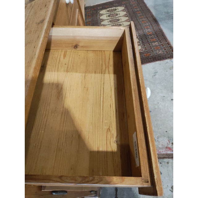 Wood Late 19th Century Austrian Alpine Pine Step-Back Cupboard / Farmhouse Display Cabinet For Sale - Image 7 of 10