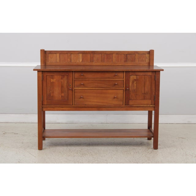 Age: C.1993 Details: Finish no.703 Solid Cherry Dovetailed Drawer Construction High Quality Construction Arts & Crafts...