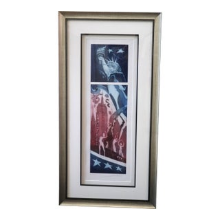 Contemporary Gockel Aquatint Etching Framed Artwork For Sale