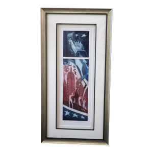 Contemporary Gockel Aquatint Etching Framed Artwork