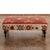 Red Mid-Century Nomadic Kilim Footstool For Sale - Image 8 of 9