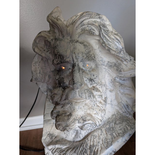 White 1990s Bust of Marsailles Lite Eyes For Sale - Image 8 of 11