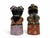 Large 16" Vintage Chinese Porcelain Good Fortune Figurines - Jintong & Yunu Pair For Sale In West Palm - Image 6 of 8