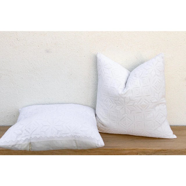 Spring Time, Pair of Appliqué Pillow Covers For Sale In Los Angeles - Image 6 of 8