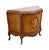 VINTAGE ANTIQUE Banded Walnut French Louis XV Rococo Style 42" Carved Console w. Pastoral Inlay 32" High 42.5" Wide 19"...