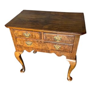 18th Century English Burl Walnut Lowboy