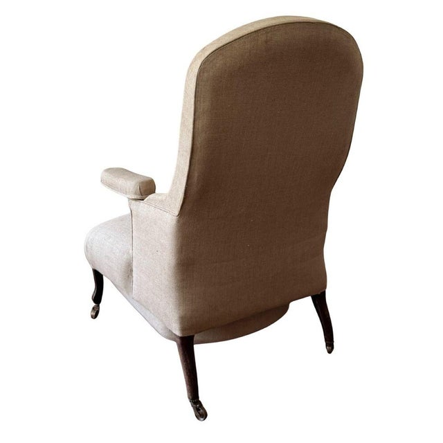 Napoleon III Mechanical Reclining Armchair Circa 1860 For Sale In Charleston - Image 6 of 12