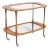 Mid-Century Service Cart in Teak & Glass by Cesare Lacca for Cassina, 1950s For Sale