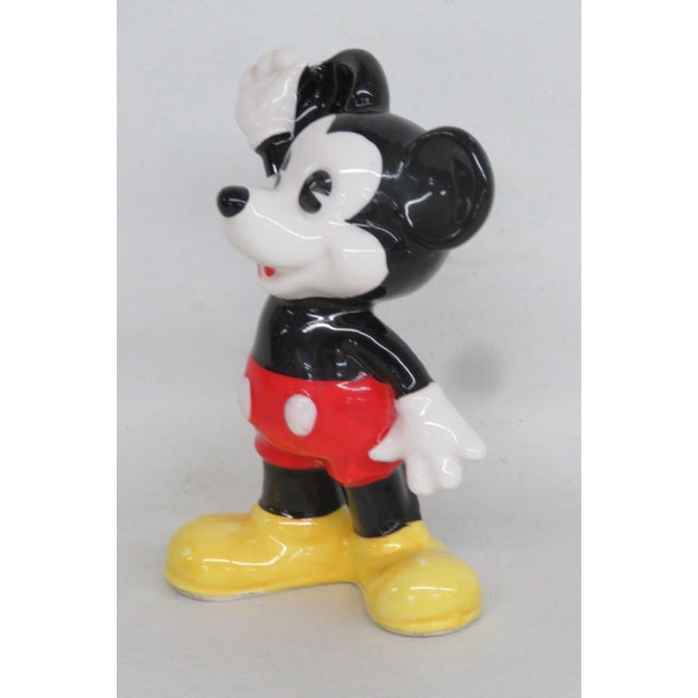 Ceramic Mickey Mouse Figurine Made in Japan for Walt Disney Productions 4833b For Sale In Miami - Image 6 of 16