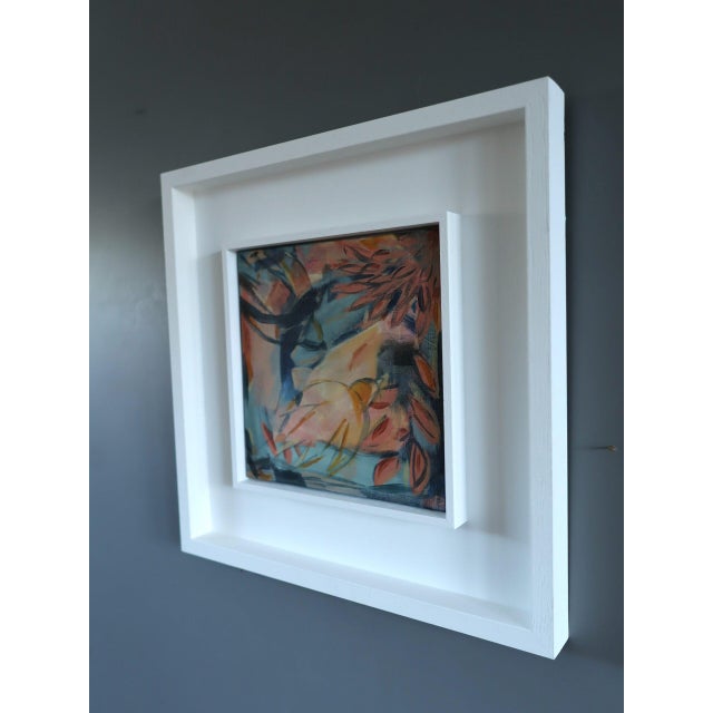 Contemporary 'Summer Song for Birds I' Original Modernist Abstract Acrylic Painting by British Artist Frances Daws, Framed For Sale - Image 6 of 12