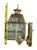 Metal Vintage Porch Light Plated Brass Motion Detection Wall Lantern For Sale - Image 7 of 7