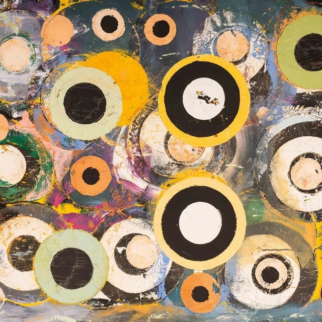 Contemporary Capriccio Fabric Panel by Roger Selden for Midsummer Milano For Sale - Image 3 of 3