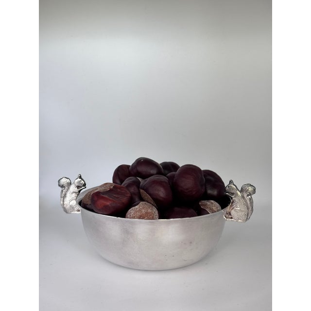 Wallace Silversmiths Squirril Motif Nut Bowl / Candy Dish For Sale - Image 10 of 16