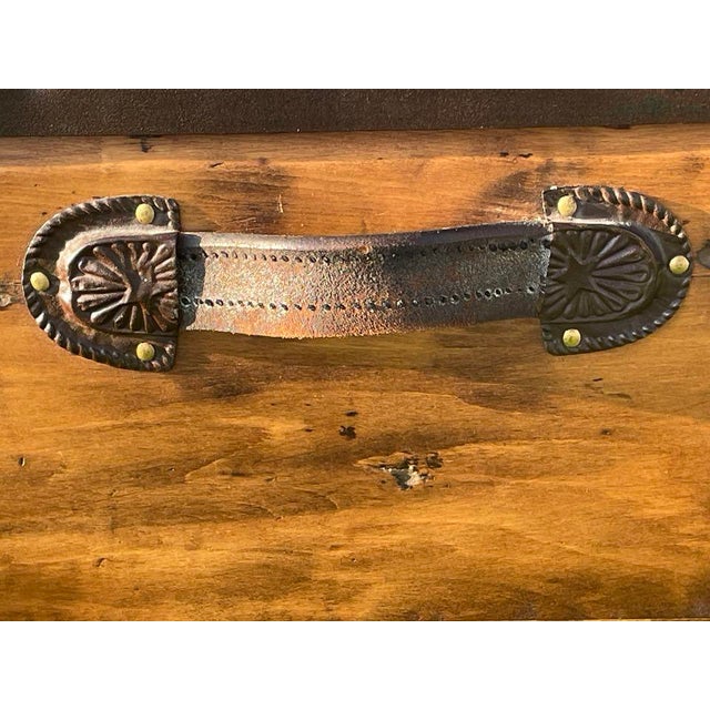 1880's Immigrant Dome Travel Trunk For Sale - Image 9 of 12