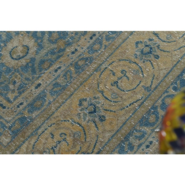 1970s Vintage Persian Handmade Wool Cotton Brown Area Rug For Sale In San Francisco - Image 6 of 11