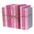 Decorative Books - Pink Book Bundle - 1 Foot of Pink Books For Sale