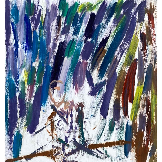 Modern Figural Acrylic Painting For Sale