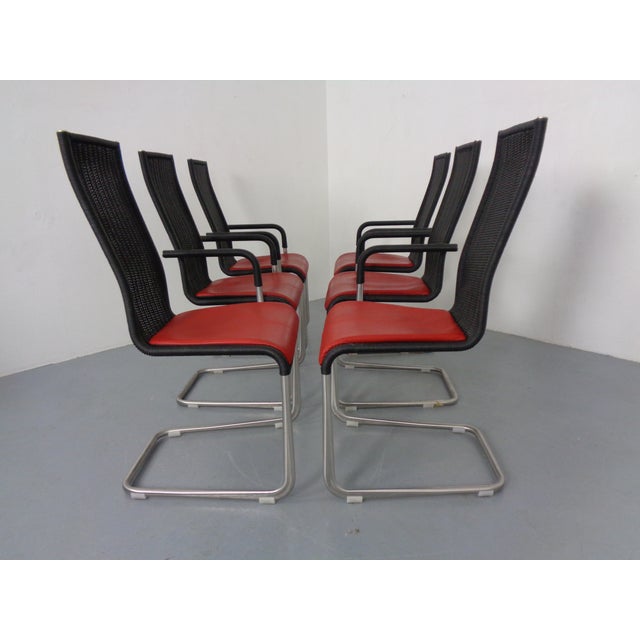 Kragstuhl D21 & B20 Cantilever Chairs by Jean Prouve & Axel Bruchhäuser for Tecta, 1980s, Germany, Set of 6 For Sale - Image 11 of 18