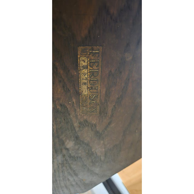 Gerald Ferguson Antique Ferguson Brothers Octagonal Pedestal Table For Sale - Image 4 of 4