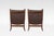 Ingmar Relling Vintage Siesta High Back Chairs in Black Leather and Plywood by Ingmar Relling for Westnofa, 1960s, Set of 2 For Sale - Image 4 of 6