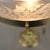 Art Nouveau French Brass Ladies Table Lamp with Etched Glass Shade, 1910s For Sale - Image 6 of 10