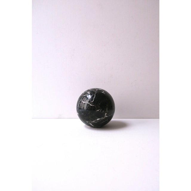 Stone Modern Art Deco Marble Sphere, Circa 1970s For Sale - Image 7 of 10
