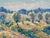 Teodors Paulovics, Surroundings in Countryside, 1963, Oil on Cardboard For Sale - Image 6 of 6