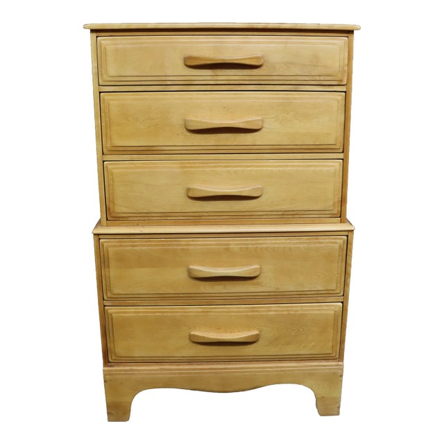 Cushman Rock Maple Chest of Drawers For Sale