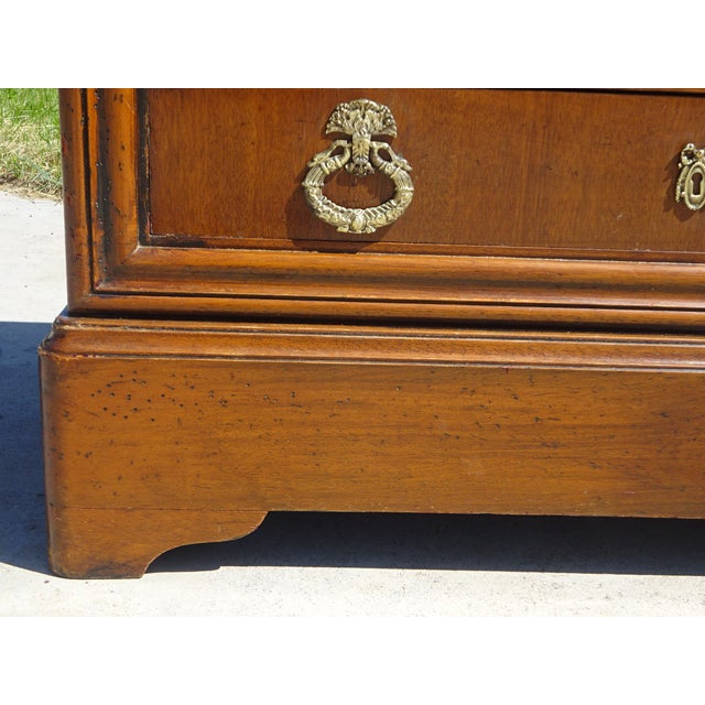 Chest of 4 Drawers in Light Wood, 1980s For Sale - Image 3 of 18