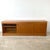 Vintage Scandinavian Modern Teak Credenza Media Cabinet With Sliding Doors For Sale - Image 13 of 17