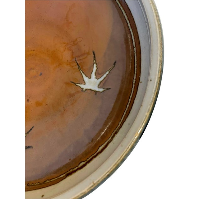 Ceramic Mid Century Pottery Ceramic Bowl Signed For Sale - Image 7 of 11