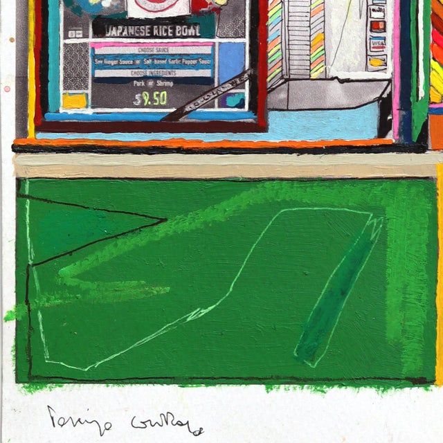 2020s Tokyo Central - Original Japanese City Scene Mixed Media Art on Paper For Sale - Image 5 of 6