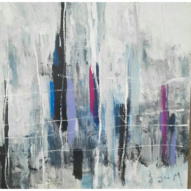 Beyond Separation - Acrylic on Plywood by M. Goeyens - 2019 2019 For Sale - Image 3 of 3