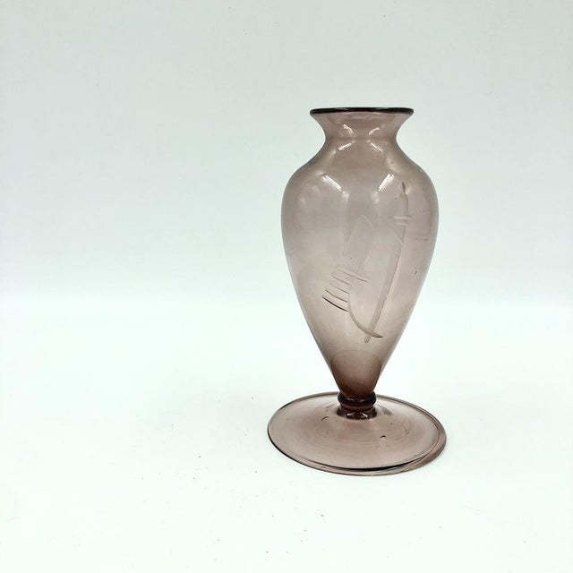 Blown Glass with Engraving from CVM Compagnia Venezia Murano, 1925, in Very Good conditions. Designed 1920 to 1949 I have...