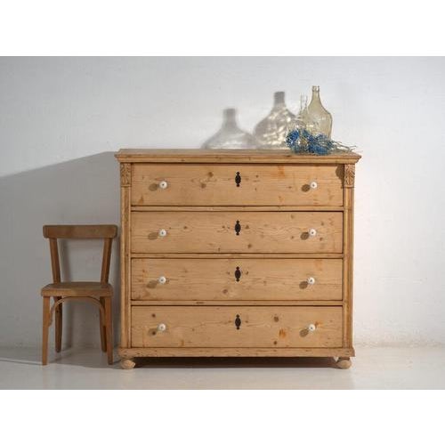 Antique Chest of 4 Drawers For Sale - Image 11 of 11