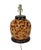 Art Deco Early 21st-Century Hand-Painted Tortoiseshell-Patterned Art Ceramic Table Lamps For Sale - Image 3 of 7