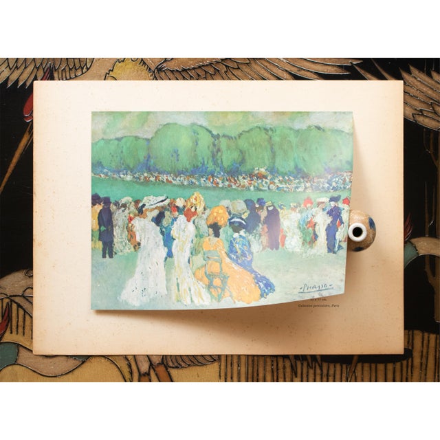 1940s 1940s After Pablo Picasso, "Longchamp" First Edition Period Swiss Offset Lithograph For Sale - Image 5 of 8