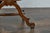 Wood Italian 19th Century Walnut Curule Upholstered Armchair with Carved X-Form Base For Sale - Image 7 of 12