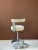 Adjustable Stool in Steel and Skai from Siemens Sirona, Germany, '60s For Sale - Image 4 of 8