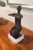 Mid-Century Solid Bronze Figurative Sculpture (14.5” High) For Sale - Image 9 of 13