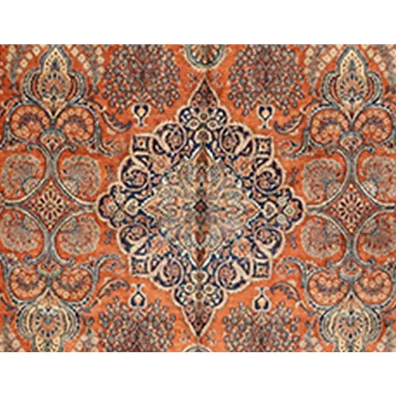 Traditional 1950s Old Persian Qazvin Area Rug 12x19 For Sale - Image 3 of 5
