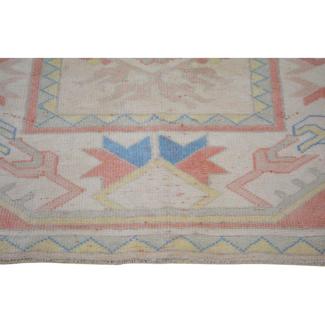 Vintage Turkish Anatolian Knotted Wool Rug, 4'x5'3'' For Sale - Image 4 of 4