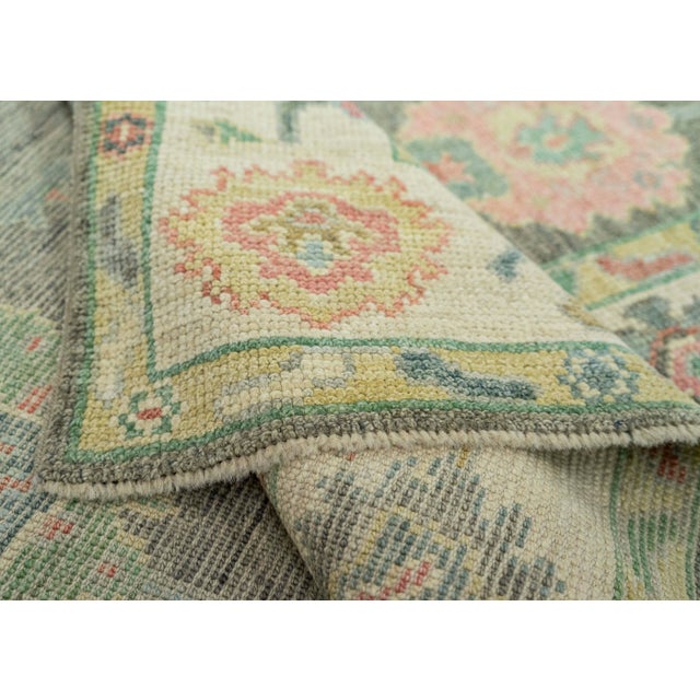Turkish Oushak Rug 4' x 6'4" #20353 For Sale In Houston - Image 6 of 8