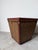 Baker Milling Road Campaign-Style Rattan & Leather Trunk Side Tables — A Pair For Sale - Image 4 of 12